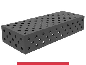 Blocco di collegamento 1000x400x200mm SteelMax GPPH, spessore 15mm, fori 28mm griglia diagonale
