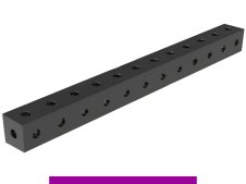 Blocco di collegamento 1200x100x100mm SteelExpert GPPH fori 28mm