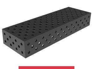 Blocco di collegamento 1200x400x200mm SteelMax GPPH, spessore 15mm, fori 28mm griglia diagonale