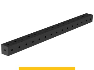 Blocco di collegamento 1500x100x100mm SteelPlus GPPH, spessore 12mm, fori 16mm griglia 100x100mm