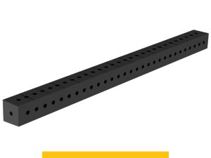 Blocco di collegamento 1500x100x100mm SteelPlus GPPH, spessore 12mm, fori 16mm griglia 50x50mm