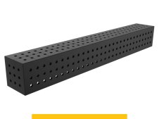 Blocco di collegamento 1500x200x200mm SteelPlus GPPH, spessore 12mm, fori 16mm griglia 50x50mm