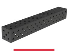 Blocco di collegamento 1500x200x200mm SteelMax GPPH, spessore 15mm, fori 28mm griglia diagonale