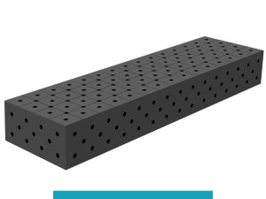Blocco di collegamento 1500x400x200mm SteelEco GPPH, spessore 8mm, fori 16mm griglia diagonale