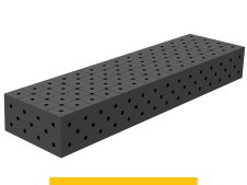 Blocco di collegamento 1500x400x200mm SteelPlus GPPH, spessore 12mm, fori 16mm griglia diagonale