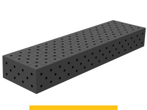 Blocco di collegamento 1500x400x200mm SteelPlus GPPH, spessore 12mm, fori 16mm griglia diagonale