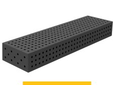 Blocco di collegamento 1500x400x200mm SteelPlus GPPH, spessore 12mm, fori 16mm griglia 50x50mm