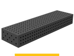 Blocco di collegamento 1500x400x200mm SteelPlus GPPH, spessore 12mm, fori 16mm griglia 50x50mm