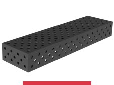 Blocco di collegamento 1500x400x200mm SteelMax GPPH, spessore 15mm, fori 28mm griglia diagonale