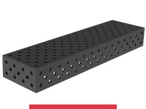 Blocco di collegamento 1500x400x200mm SteelMax GPPH, spessore 15mm, fori 28mm griglia diagonale