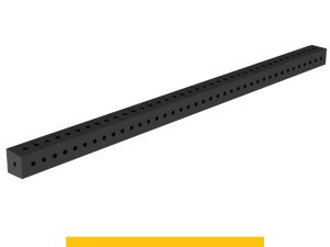 Blocco di collegamento 2000x100x100mm SteelPlus GPPH, spessore 12mm, fori 16mm griglia 50x50mm