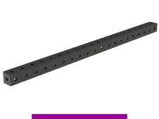Blocco di collegamento 2000x100x100mm SteelExpert GPPH fori 28mm