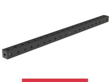 Blocco di collegamento 2000x100x100mm SteelMax GPPH, spessore 15mm, fori 28mm