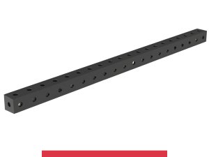 Blocco di collegamento 2000x100x100mm SteelMax GPPH, spessore 15mm, fori 28mm