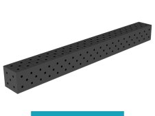 Blocco di collegamento 2000x200x200mm SteelEco GPPH, spessore 8mm, fori 16mm griglia diagonale