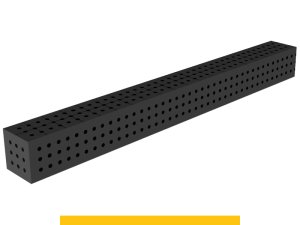 Blocco di collegamento 2000x200x200mm SteelPlus GPPH, spessore 12mm, fori 16mm griglia 50x50mm