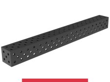 Blocco di collegamento 2000x200x200mm SteelMax GPPH, spessore 15mm, fori 28mm griglia diagonale