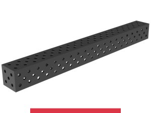 Blocco di collegamento 2000x200x200mm SteelMax GPPH, spessore 15mm, fori 28mm griglia diagonale