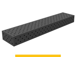 Blocco di collegamento 2000x400x200mm SteelPlus GPPH, spessore 12mm, fori 16mm griglia diagonale