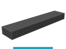Blocco di collegamento 2000x400x200mm SteelEco GPPH, spessore 8mm, fori 16mm griglia 50x50mm