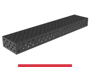 Blocco di collegamento 2000x400x200mm SteelMax GPPH, spessore 15mm, fori 28mm griglia diagonale
