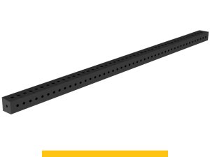 Blocco di collegamento 2400x100x100mm SteelPlus GPPH, spessore 12mm, fori 16mm griglia 50x50mm