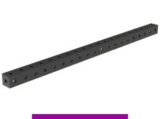 Blocco di collegamento 2400x100x100mm SteelExpert GPPH fori 28mm