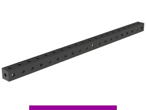 Blocco di collegamento 2400x100x100mm SteelExpert GPPH fori 28mm
