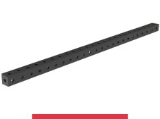 Blocco di collegamento 2400x100x100mm SteelMax GPPH, spessore 15mm, fori 28mm