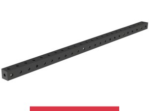 Blocco di collegamento 2400x100x100mm SteelMax GPPH, spessore 15mm, fori 28mm