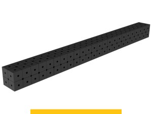 Blocco di collegamento 2400x200x200mm SteelPlus GPPH, spessore 12mm, fori 16mm griglia diagonale