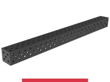 Blocco di collegamento 2400x200x200mm SteelMax GPPH, spessore 15mm, fori 28mm griglia diagonale