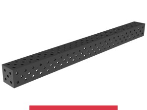 Blocco di collegamento 2400x200x200mm SteelMax GPPH, spessore 15mm, fori 28mm griglia diagonale