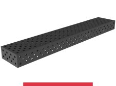 Blocco di collegamento 2400x400x200mm SteelMax GPPH, spessore 15mm, fori 28mm griglia diagonale