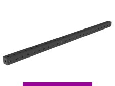 Blocco di collegamento 3000x100x100mm SteelExpert GPPH fori 28mm