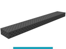 Blocco di collegamento 3000x400x200mm SteelEco GPPH, spessore 8mm, fori 16mm griglia diagonale