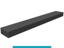 Blocco di collegamento 3000x400x200mm SteelEco GPPH, spessore 8mm, fori 16mm griglia 50x50mm