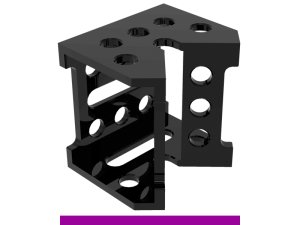 Blocco multifunzione SteelExpert GPPH, spessore 25mm, fori 28mm