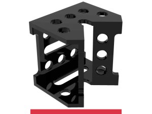 Blocco multifunzione SteelMax GPPH, spessore 15mm, fori 28mm