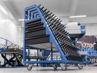 Carrello portautensili GPPH Trolley L 1000x800x1130mm con 8 cassetti, fori 28mm
