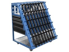 Carrello portautensili GPPH Trolley L 1000x800x1130mm con 8 cassetti, fori 16mm