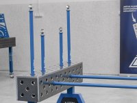 Connettore per tavoli di saldatura GPPH 1000mm sistema fori 28mm