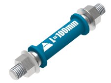 Connettore per tavoli di saldatura GPPH 100mm sistema fori 28mm