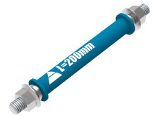 Connettore per tavoli di saldatura GPPH 200mm sistema fori 28mm