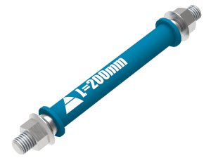 Connettore per tavoli di saldatura GPPH 200mm sistema fori 28mm