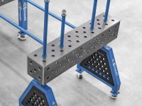 Gamba su ruote GPPH Trestle per blocchi di collegamento tavoli saldatura