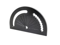 Goniometro ad angolo variabile SteelPlus GPPH, spessore 12mm per tavoli fori 16mm