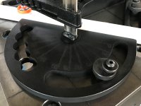 Goniometro ad angolo variabile SteelPlus GPPH, spessore 12mm per tavoli fori 16mm