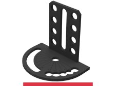 Goniometro spaziale 180x260x225mm sinistro SteelMax GPPH, spessore 15mm, fori 28mm