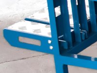 Mensola piana GPPH taglia S 252x106x62mm per tavoli fori 28mm